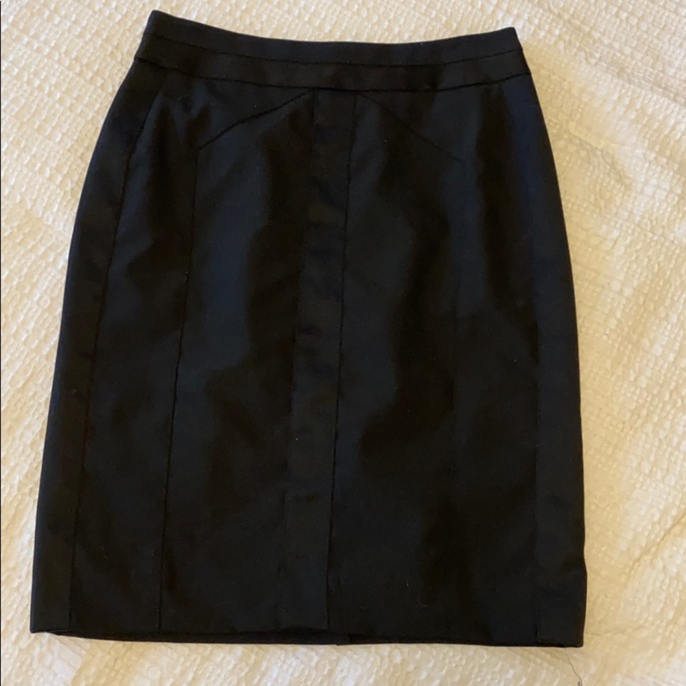 Black pencil skirt